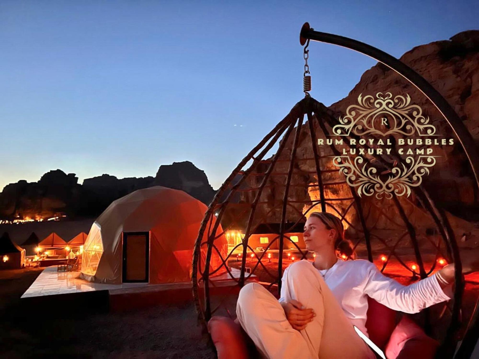 Rum Royal Bubbles Luxury Camp Apartment Вади Рум Екстериор снимка